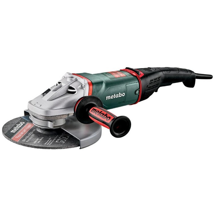 Polizor unghiular Metabo 230mm 2600W MVT, 6.6kg, rosu