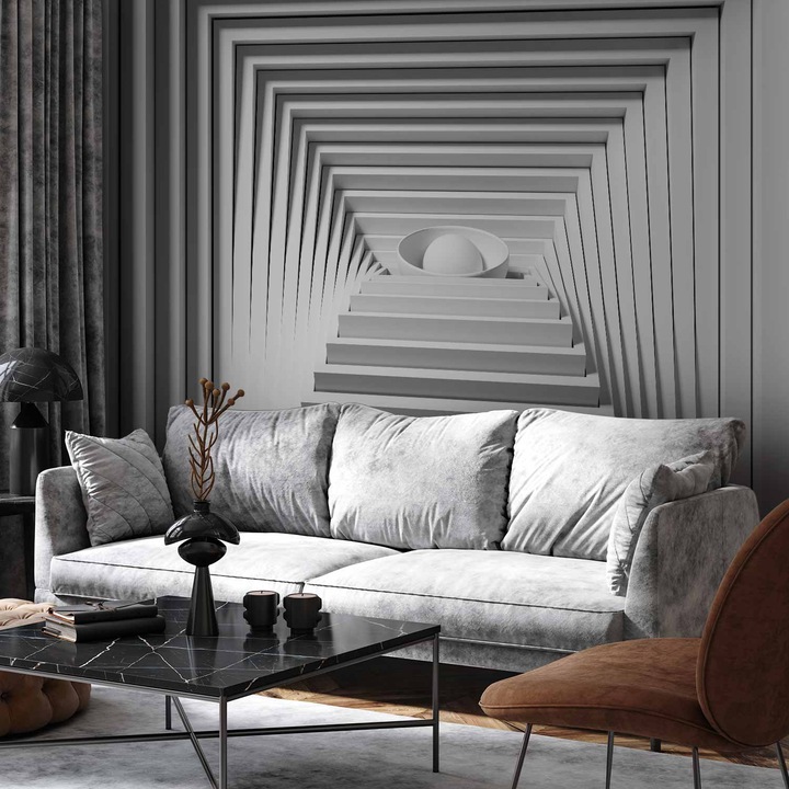 Fototapet Premium - Quadrangle Depth - 200 x 140 cm
