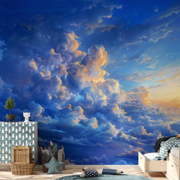 Fototapet Premium - Sky Canvas Clouds - 500 x 350 cm