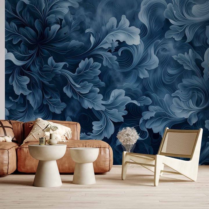 Fotótapéta Artgeist ornament absztrakt sötétkék 50x300cm
