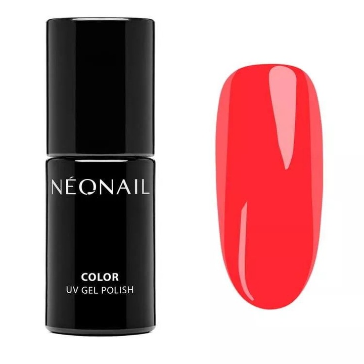 Oja semipermanenta, NeoNail 11535 Coral Stralucitor, 7,2 ml, efect 3D, culori inspirate din ocean