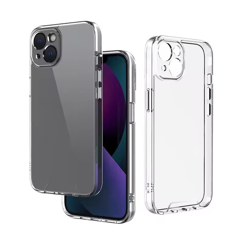 Husa telefon pentru iPhone 12 6,1", transparenta, material TPU / PC, protectie impotriva socurilor