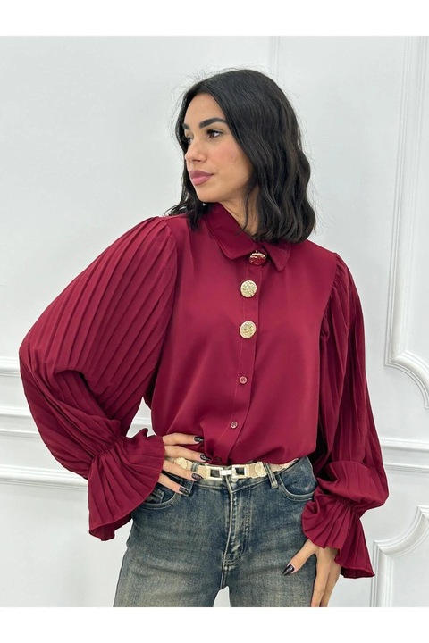 Риза Андра Роуз, тъмночервена, Тъмночервен