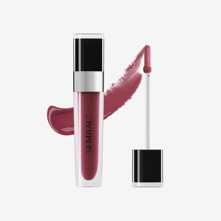 Luciu de buze Semilac 527 Burgundy Candy Lips, 6ml