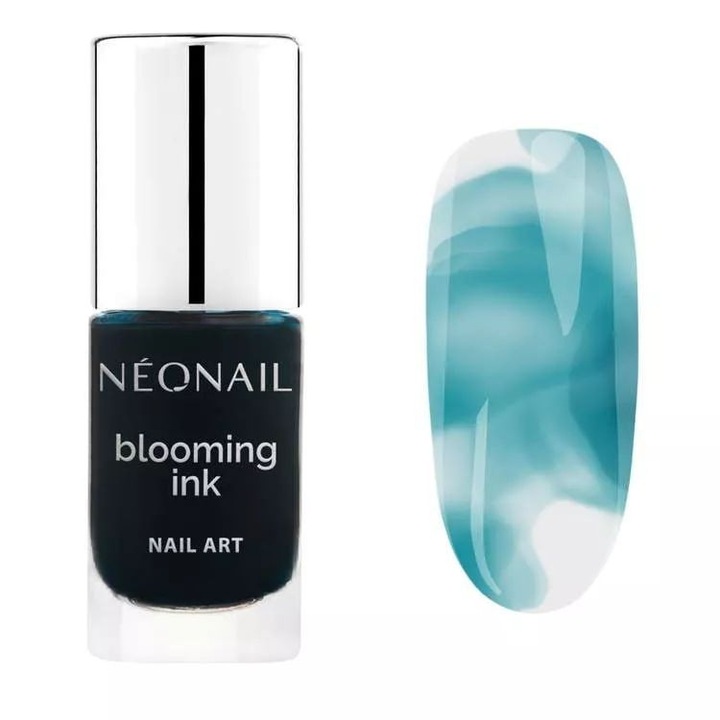 Oja Blooming Ink Blue, NeoNail, 7,2ml, efect futurist, nuanta schimbatoare