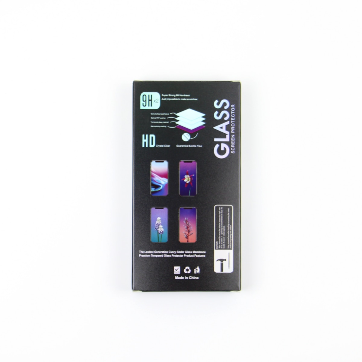 Sticla securizata 6D set 10 bucati pentru iPhone 15/16 6,1", neagra