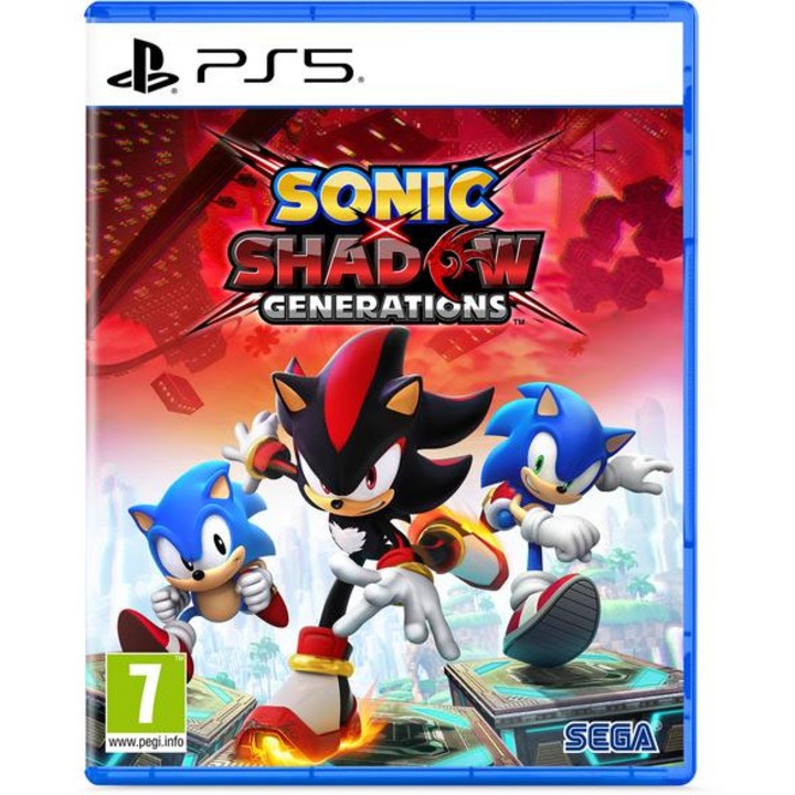 Joc PS5 Sonic X Shadow Generations, CENEGA, 2 stiluri de joc, remasterizat