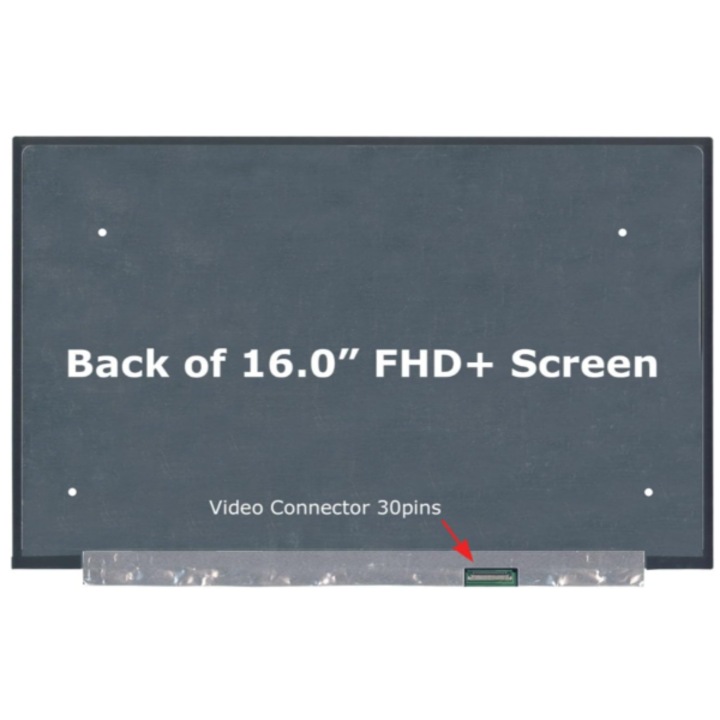 Display pentru laptop 16 inch slim 1920x1200 NV160WUM-N48 60Hz 30 pin no bracket B160UAN04.2 N160JCE-ELL Lenovo IdeaPad Slim 5 16ARP10 Dell FNXCY Asus 18010