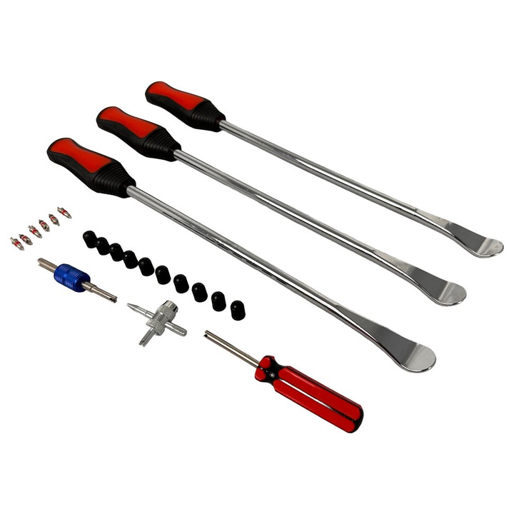 Set leviere cu maner pentru anvelope, GEBO TOOLS, 22 piese