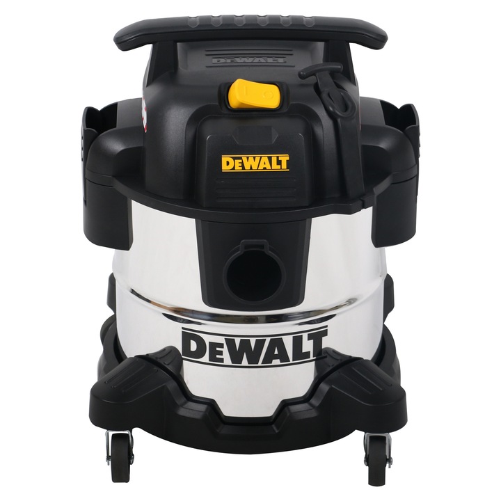 Aspirator industrial DeWalt 20L, 1050W, inox, set accesorii