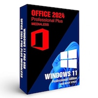 Licenta Microsoft Windows 11 Pro cu stick USB si Office 2024 Medialess