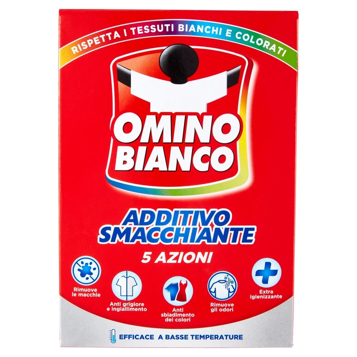 Aditiv Pudra Pentru Indepartarea Petelor, Omino Bianco, 500 g