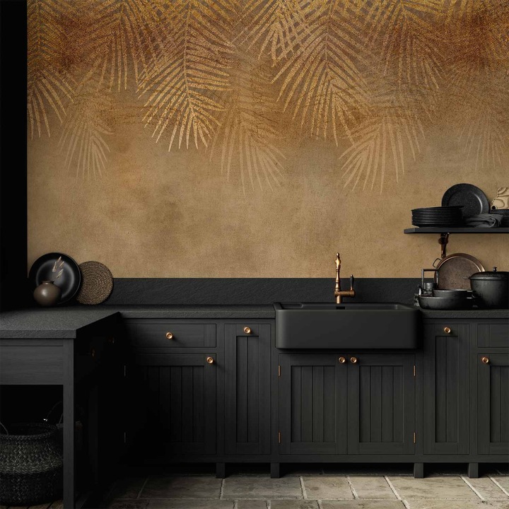 Fototapet Rezistent la apa - Abstract nature in beige - 500 x 350 cm