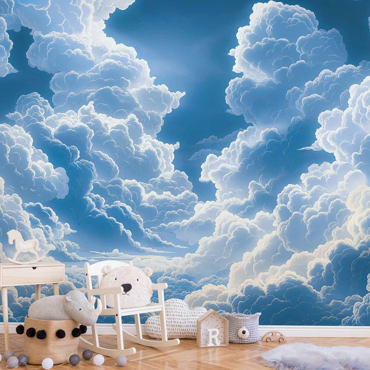 Fototapet Rezistent la apa - Blue Sky Clouds - 500 x 350 cm