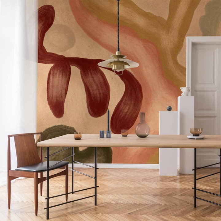 Fototapet Rezistent la apa - Colorful shapes - 500 x 350 cm