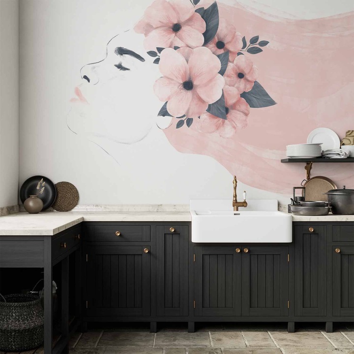 Fototapet Rezistent la apa - Female Gaze - 500 x 350 cm