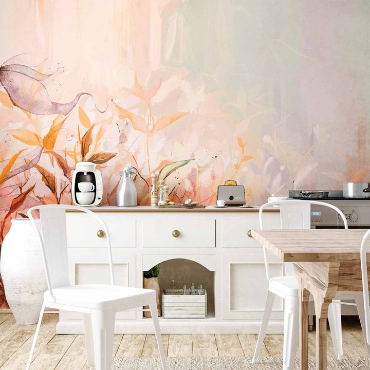 Fototapet Rezistent la apa - Flaming meadow - 500 x 350 cm