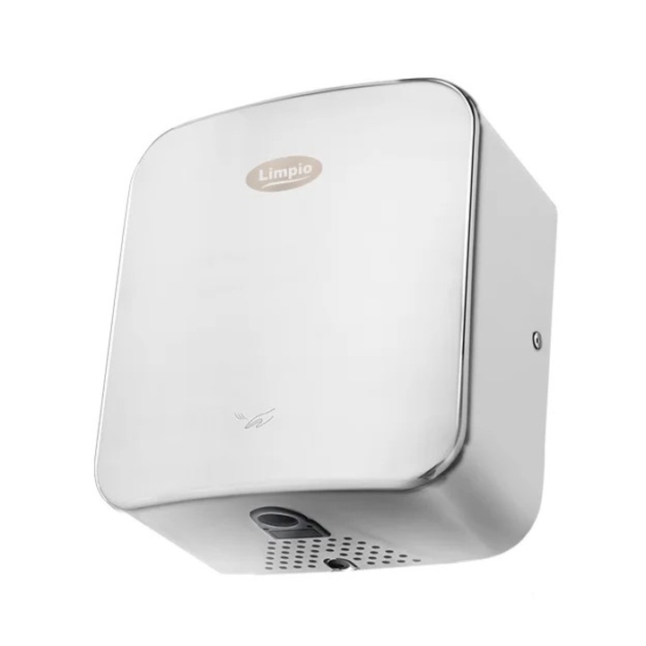 HD2800C fényes rozsdamentes acél kézszárító