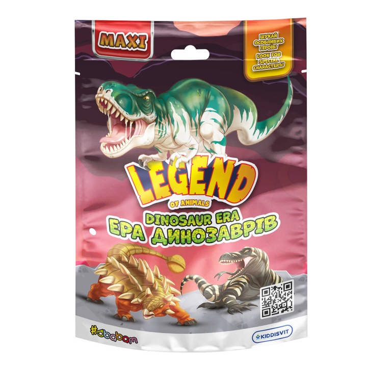 Figurina elastica surpriza maxi, Dinozaur, Sbabam, diverse tipuri