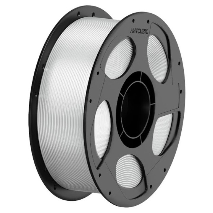 Filament Anycubic PETG, Clar, 1kg, rezistent la temperatura si umiditate, pentru imprimanta 3D