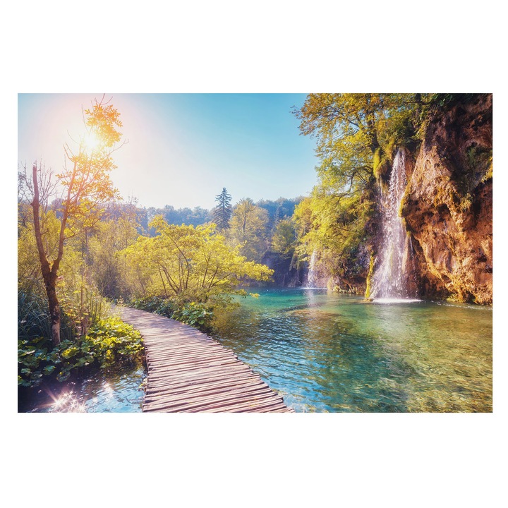 Tapéta Falra, Tulup, Természetes táj, Zöld, 104 x 70 cm, Nem Szőtt, Modern Tapétatekercs, 010100060020000002059