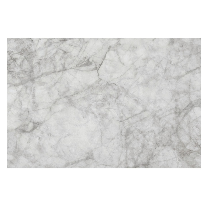 Tapéta Vlies Fali Dekoráció, Tulup, Márvány elegancia, Fehér, 104 x 70 cm, Nem Szőtt, Élénk Színek, 010100060020000019879