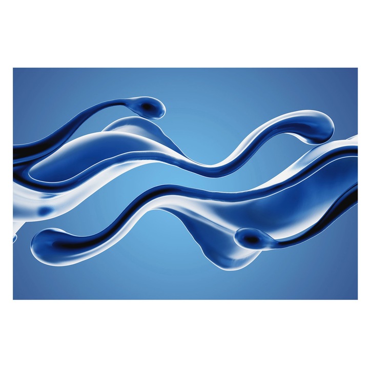 Fotótapéta Falra, Tulup, Absztrakt könnyedség, Kék, 104 x 70 cm, Vlies, Öko, 010100060020000075350