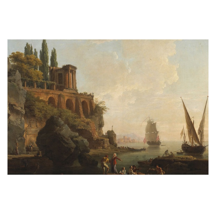 Tapéta Falra, Tulup, Tengeri táj, Barna, 104 x 70 cm, Nem Szőtt, Modern Tapétatekercs, 010100060020000285407