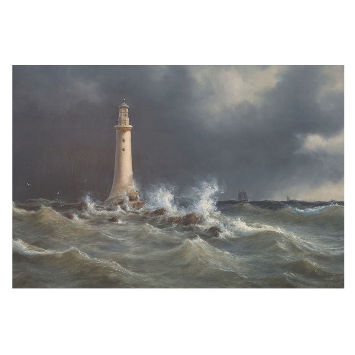 Fotótapéta Falra, Tulup, Tengeri viharok, Szürke, 104 x 70 cm, Nem Szőtt, Öko, 010100060020000285634