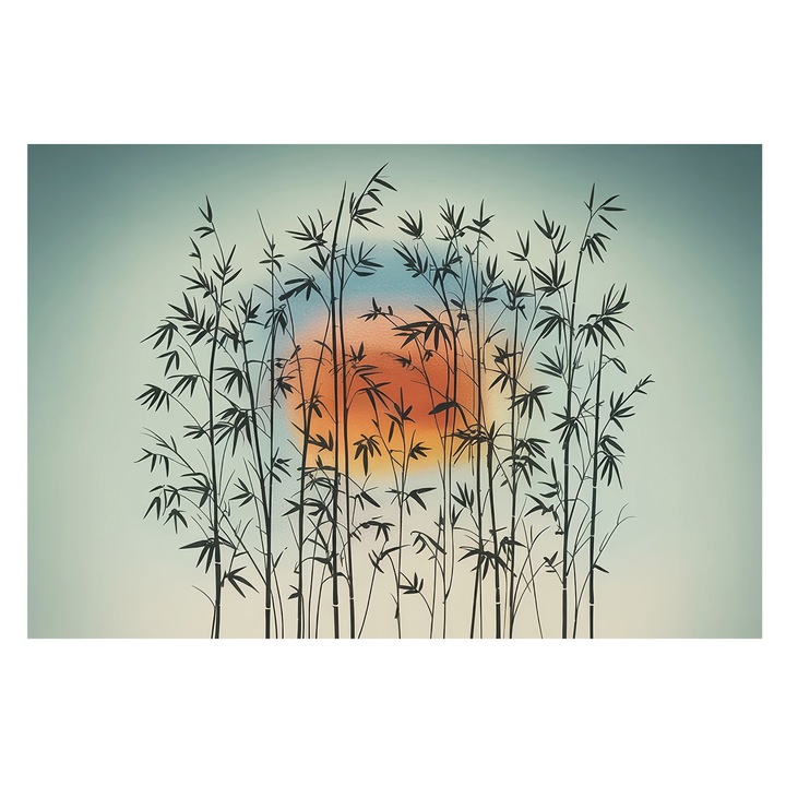 Tapéta Falra, Tulup, Harmonikus Nyugat, Világoskék, 104 x 70 cm, Vlies, Klasszikus, 010100060020000284865