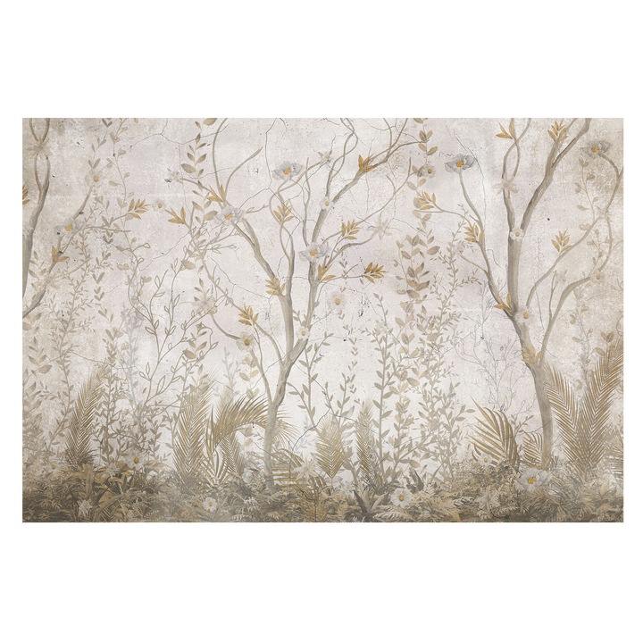 Tapéta Falra, Tulup, Egy erdei sarok, Bézs, 104 x 70 cm, Nem Szőtt, Klasszikus, 010100060020000282773