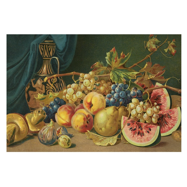 Fotótapéta Falra, Tulup, Gyümölcsös báj, Szürke, 104 x 70 cm, Vlies, Öko, 010100060020000285263