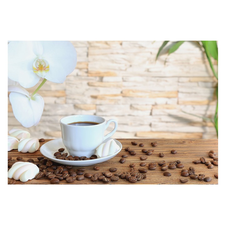 Fotótapéta Falra, Tulup, Virágos kikapcsolódás, Fehér, 152 x 104 cm, Vlies, Fali Dekoráció, 010100060030000001676