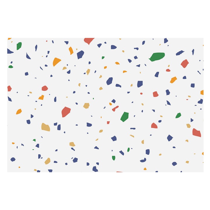 Fotótapéta Falra, Tulup, Szivárvány darabok, Fehér, 152 x 104 cm, Nem Szőtt, Élénk Színek, 010100060030000077393