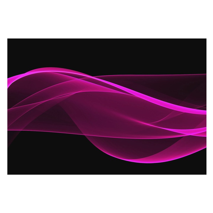 Fotótapéta Falra, Tulup, Rózsaszín szalagok, Fekete, 152 x 104 cm, Vlies, Fali Dekoráció, 010100060030000274334