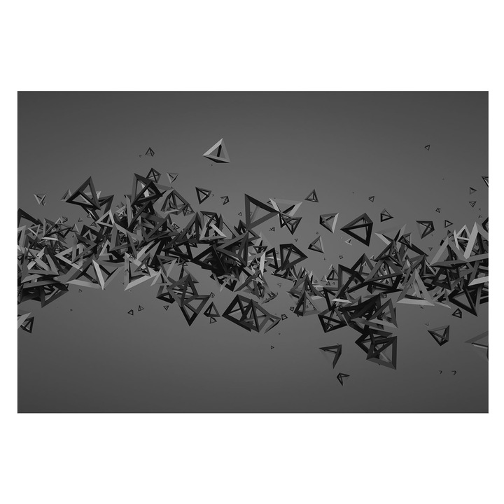 Fotótapéta Falra, Tulup, Geometriai absztrakciók, Szürke, 152 x 104 cm, Nem Szőtt, Fali Dekoráció, 010100060030000274694