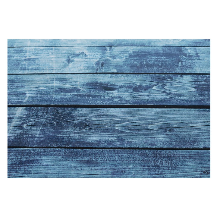 Tapéta Falra, Tulup, Rusztikus padló, Kék, 152 x 104 cm, Nem Szőtt, Erős Ragasztó, 010100060030000282494