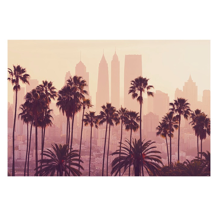 Fotótapéta Falra, Tulup, Nyugati harmónia, Rózsaszín, 104 x 70 cm, Vlies, Élénk Színek, 010100060020000285043