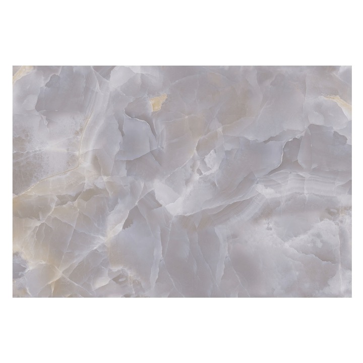 Fotótapéta Falra, Tulup, Márvány hullámok, Fehér, 152 x 104 cm, Vlies, Előszobába, Nappaliba, 010100060030000282607