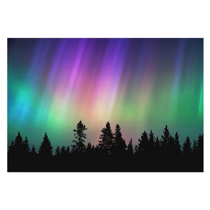 Tapéta Falra, Tulup, Varázslatos égbolt, Kék, 152 x 104 cm, Vlies, Előszobába, Nappaliba, 010100060030000284702