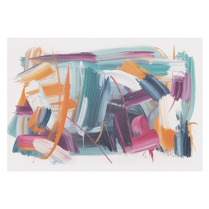 Tapéta Falra, Tulup, Energikus ütések, Szürke, 152 x 104 cm, Nem Szőtt, Nappaliba, Szobába, 010100060030000284788