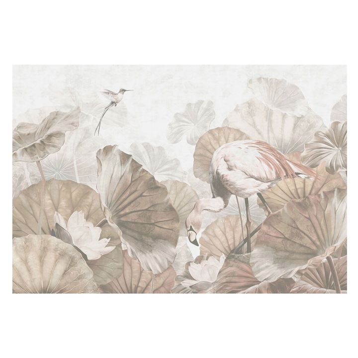 Tapéta Falra, Tulup, Elegáns természet, Bézs, 152 x 104 cm, Nem Szőtt, Modern Belsőépítészeti Dekoráció, 010100060030000285242