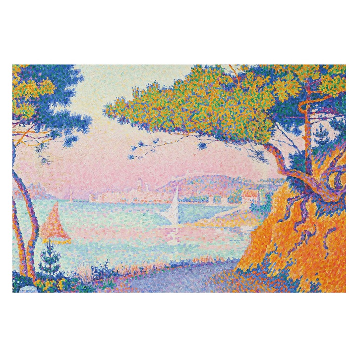 Fotótapéta Falra, Tulup, Színes táj, Kék, 152 x 104 cm, Nem Szőtt, Hálószobába, Konyhába, 010100060030000285347