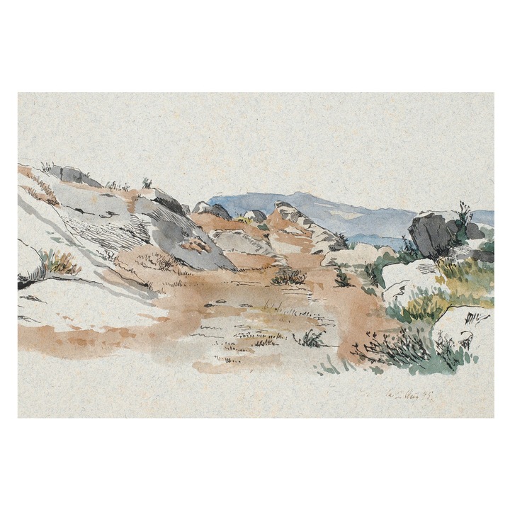 Fotótapéta Falra, Tulup, Szikla táj, Bézs, 152 x 104 cm, Nem Szőtt, Előszobába, Nappaliba, 010100060030000285511