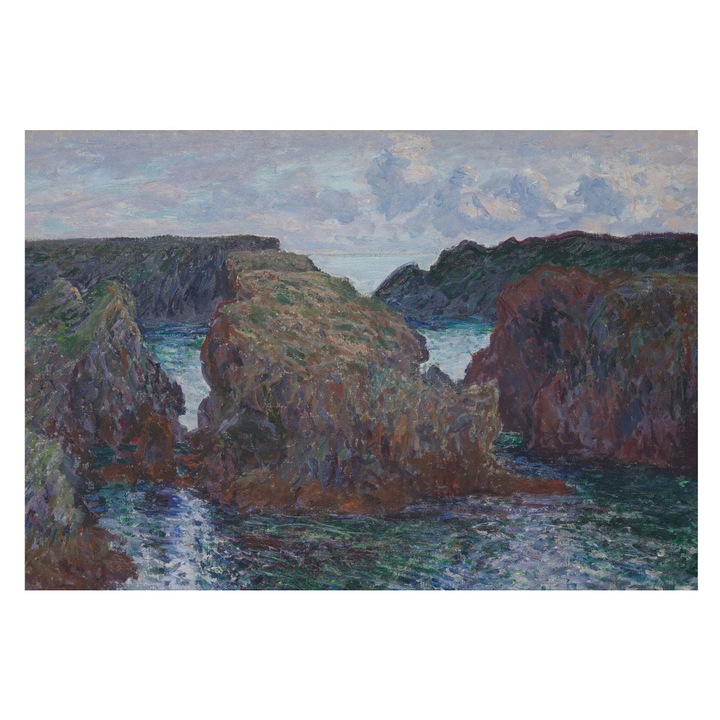 Dekor Tapéta, Tulup, Sziklás part, Kék, 152 x 104 cm, Nem Szőtt, Stílusos, 010100060030000285530