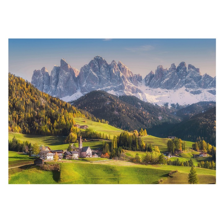 Dekor Tapéta, Tulup, Hegyi táj, Zöld, 208 x 146 cm, Nem Szőtt, Előszobába, Nappaliba, 010100060040000007281