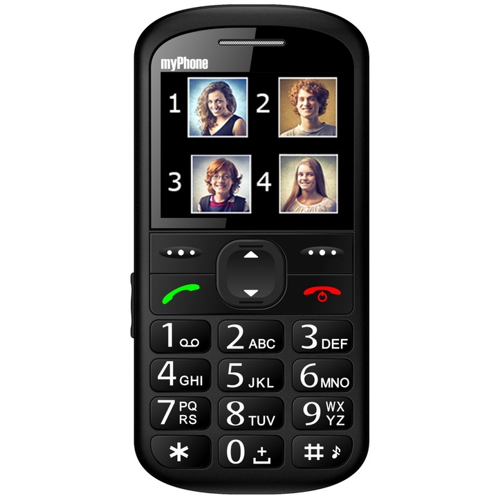 MyPhone Halo 2 mobiltelefon, kártyafüggetlen, Fekete