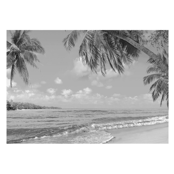 Tapet Pe Vinil De Perete, Tulup, Paradis tropical, Multicolor, 312 x 219 cm, Design Modern, Pentru Uz Intern, 010100060080000034691