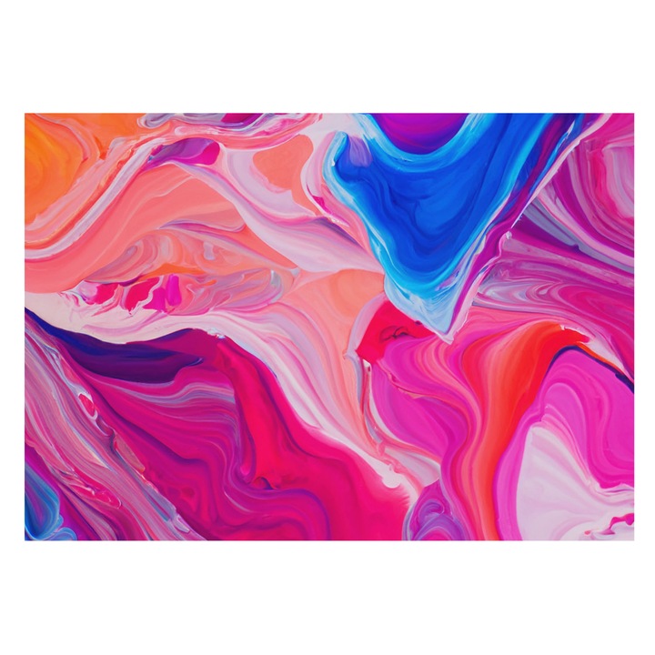 Fotótapéta De Perete, Tulup, Unde lichide, Roz, 312 x 219 cm, Pentru Bucatarie, Pentru Uz Intern, 010100060080000282567