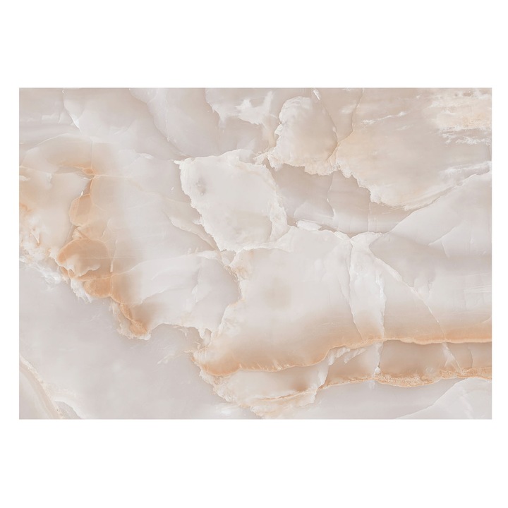 Vinil Fotótapéta De Perete, Tulup, Model de piatra, Bej, 312 x 219 cm, Design Modern, Living, 010100060080000282608